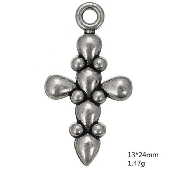 beaded cross religious charm fit for bracelets other customized jewelry, Bronze;silver
beaded cross religious charm fit for bracelets other customized jewelry, Bronze;silver