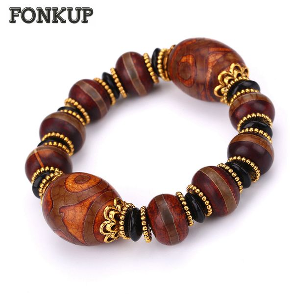 fonkup tibetan dzi beads bracelets agate crystal wristlet ethnic men religious jewelry geometric accessories tibetan buddhism, Golden;silver
fonkup tibetan dzi beads bracelets agate crystal wristlet ethnic men religious jewelry geometric accessories tibetan buddhism, Golden;silver