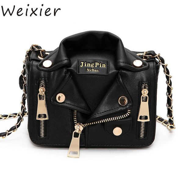 weixier designer cool jacket shaped punk motobike silver women shoulder bag mini crossbody bag purses and handbags for girl na-8
weixier designer cool jacket shaped punk motobike silver women shoulder bag mini crossbody bag purses and handbags for girl na-8