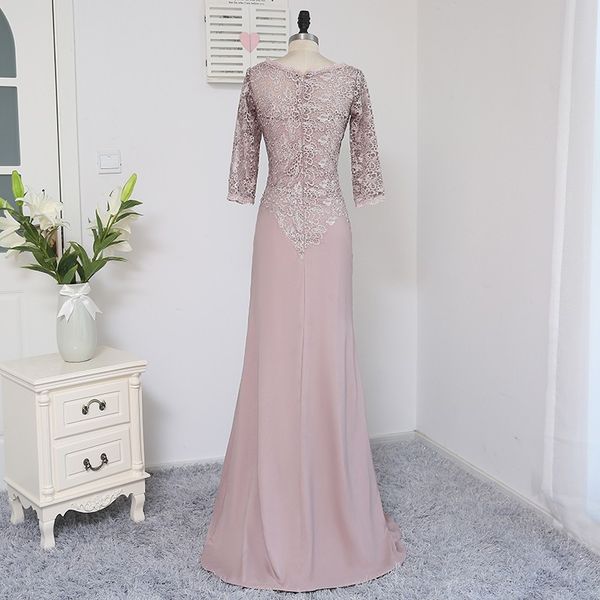 setwell pink chiffon mother of the bride dresses long sleeves sheath mother of the groom dress mermaid floor length evening gowns, Black;red
setwell pink chiffon mother of the bride dresses long sleeves sheath mother of the groom dress mermaid floor length evening gowns, Black;red