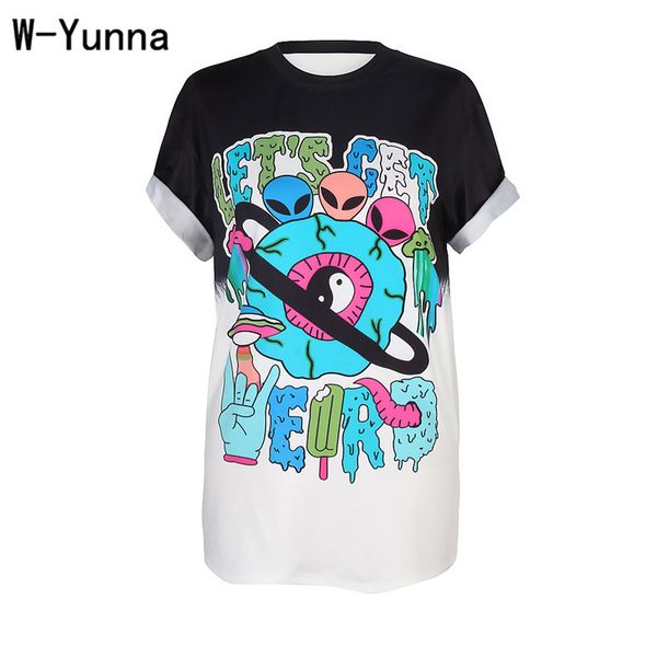 w-yunna new listing fashion tai chi digital printing short-sleeved shirt long section of loose round neck pullover t shirt women, White
w-yunna new listing fashion tai chi digital printing short-sleeved shirt long section of loose round neck pullover t shirt women, White