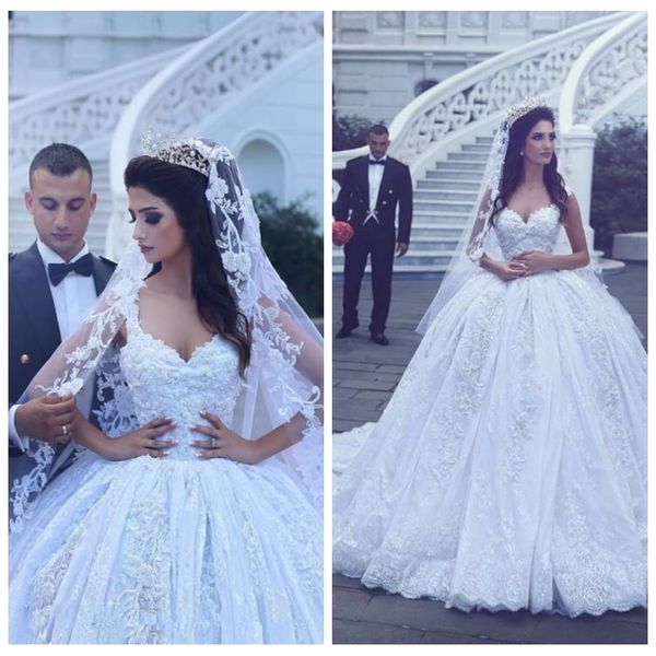 2021 off shoulder ball gown wedding dresses lace appliques middle east arabic bridal gowns chapel train beading formal vestidos de novia, White
2021 off shoulder ball gown wedding dresses lace appliques middle east arabic bridal gowns chapel train beading formal vestidos de novia, White