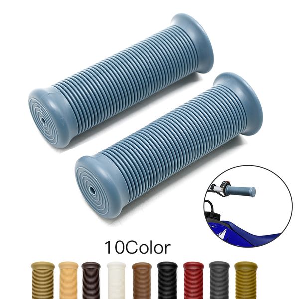 

universal available retro cafe racer parts 22mm 25mm rubber motorbike grip for yamaha moto handlebar motorcycle handle grips