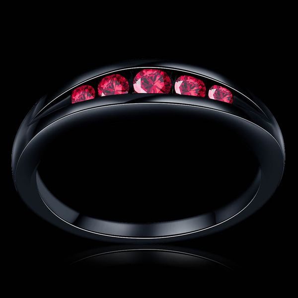 simple never fading 18k black gold plated red clear cz stone finger ring for women wedding tail ring 006, Silver
simple never fading 18k black gold plated red clear cz stone finger ring for women wedding tail ring 006, Silver