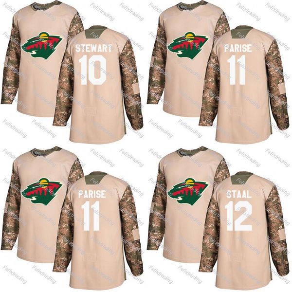 2017 Veterans Day Minnesota Wild Zach Parise Eric Staal Devan Dubnyk Nino Niederreiter Ryan Suter Jason Zucker Mikko Koivu Granlund Jerseys
2017 Veterans Day Minnesota Wild Zach Parise Eric Staal Devan Dubnyk Nino Niederreiter Ryan Suter Jason Zucker Mikko Koivu Granlund Jerseys