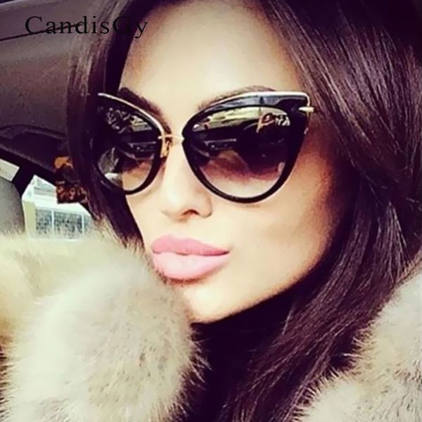 fashion women cateye sunglasses fashion trend vintage elegant oval lady sun glasses female oculo de sol shades summer style, White;black
fashion women cateye sunglasses fashion trend vintage elegant oval lady sun glasses female oculo de sol shades summer style, White;black