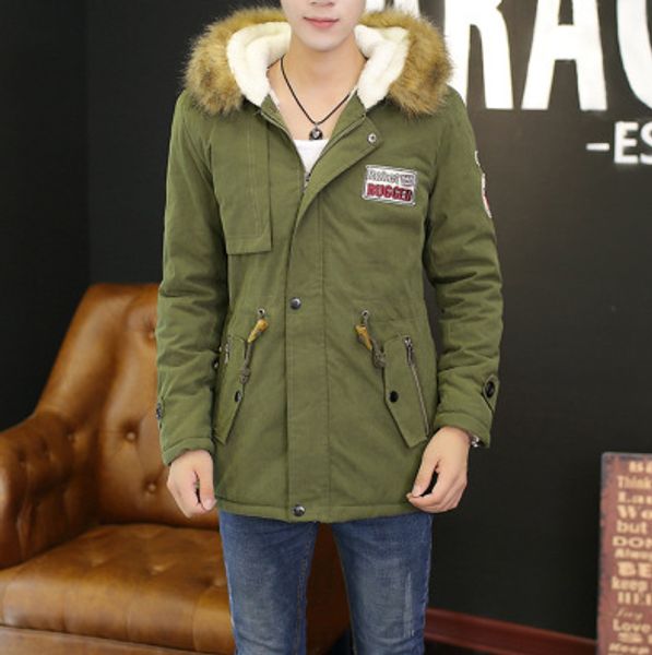 new men parka coat men warm korean style padded jacket male hooded casual winter coats plus size 4xl army green for men hooded jacket, Black;brown
new men parka coat men warm korean style padded jacket male hooded casual winter coats plus size 4xl army green for men hooded jacket, Black;brown