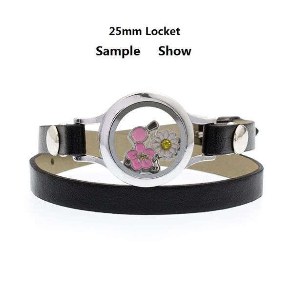 25mm crystal glass living memory locket bracelet locket single/double pu leather bracelet fit floating charms making, Golden;silver
25mm crystal glass living memory locket bracelet locket single/double pu leather bracelet fit floating charms making, Golden;silver