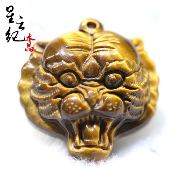hand made natural tiger eye stone pendant gold tiger head pendants necklace for women men pendants fashion jewelry, Black
hand made natural tiger eye stone pendant gold tiger head pendants necklace for women men pendants fashion jewelry, Black