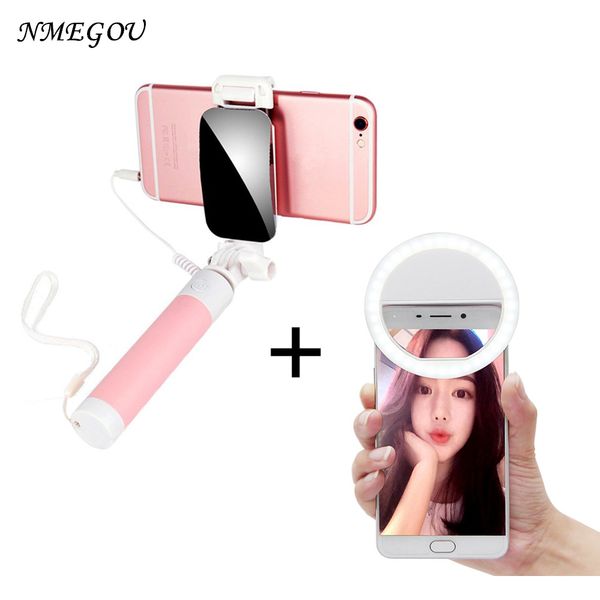 fashion universal 2 in 1 wired selfie stick tripod and led flash light for iphone 6 se ios xaomi selfiestick smartphone camera perche
fashion universal 2 in 1 wired selfie stick tripod and led flash light for iphone 6 se ios xaomi selfiestick smartphone camera perche
