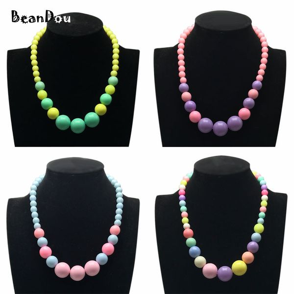 fashion lovely beaded necklace short chokers necklace for kid girls children's jewelry 40cm 16inch 4 candy colors ing, Golden;silver
fashion lovely beaded necklace short chokers necklace for kid girls children's jewelry 40cm 16inch 4 candy colors ing, Golden;silver
