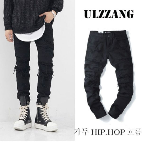 pants men hip hop harem vintage hole cargo trousers clothes bodybuilding pants 2018 japanese harajuku style streetwear leggings, Black
pants men hip hop harem vintage hole cargo trousers clothes bodybuilding pants 2018 japanese harajuku style streetwear leggings, Black