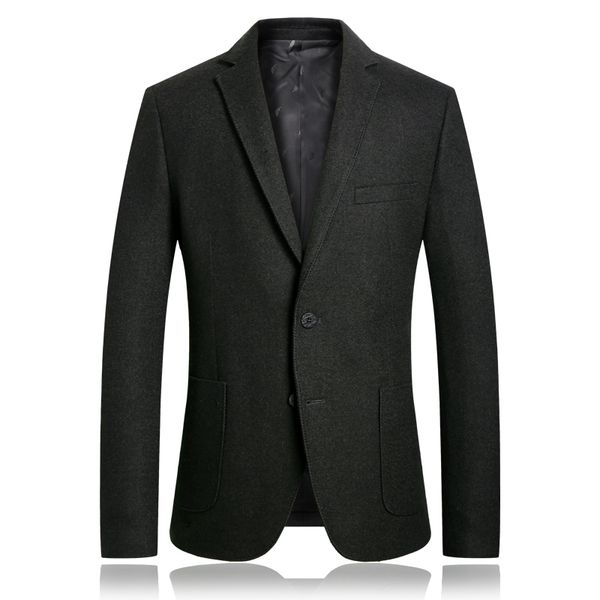 men wool blazer hombre 2018 autumn winter suit jacket men british business casual slim fit blazers for partys, White;black
men wool blazer hombre 2018 autumn winter suit jacket men british business casual slim fit blazers for partys, White;black