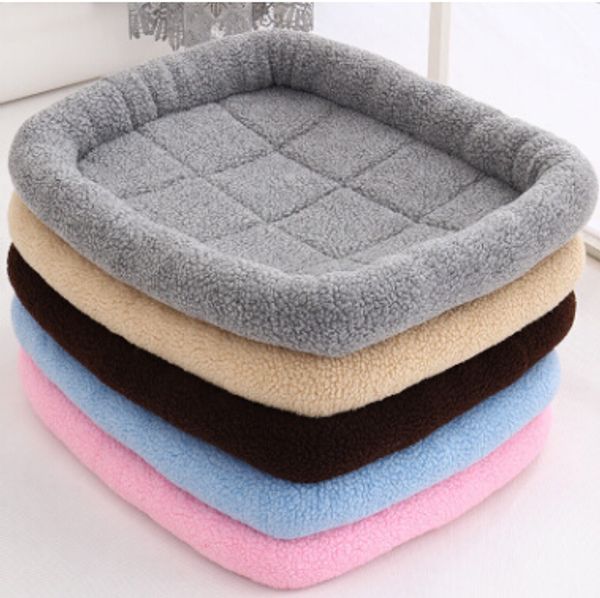 pet dog kennel rectangle fleece dog bed winter warm puppy cat mat solid soft pet house 
pet dog kennel rectangle fleece dog bed winter warm puppy cat mat solid soft pet house