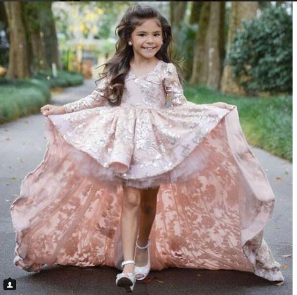 lovely new long sleeves high low flower girl dresses princess floral appliques puffy tulle girls pageant dresses for girls first cummuion, White;blue
lovely new long sleeves high low flower girl dresses princess floral appliques puffy tulle girls pageant dresses for girls first cummuion, White;blue