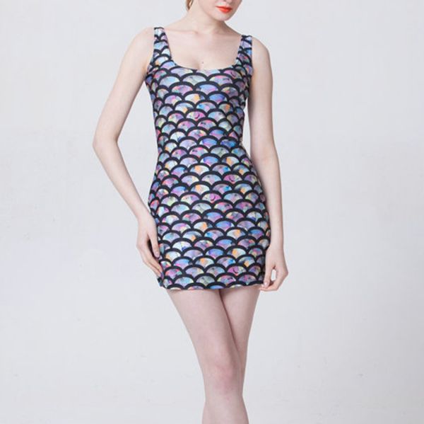 2018 sell women fashion european and american digital star color fish scale printing slim body vest one-step skirt dresses mujer, Black;gray
2018 sell women fashion european and american digital star color fish scale printing slim body vest one-step skirt dresses mujer, Black;gray
