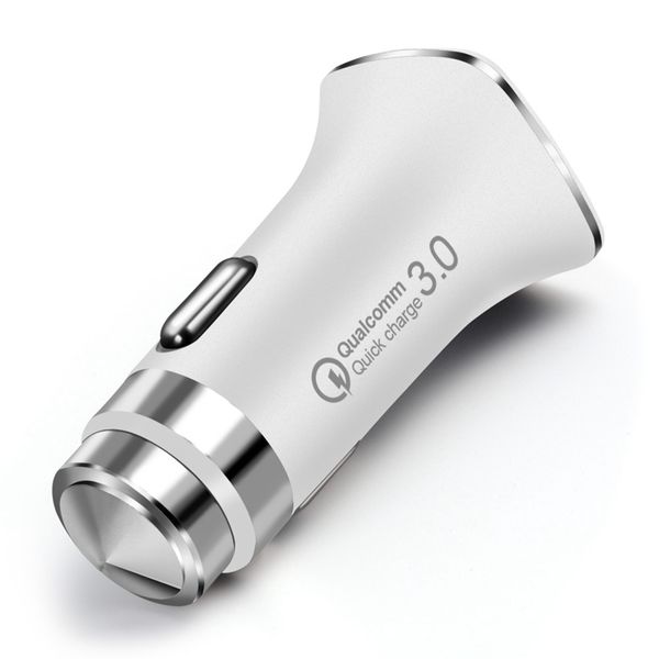 safety hammer car charger 5v3a quick charge 3.0 car-charger usb smart car fast charger for mobile phone travel adapter qc3.0