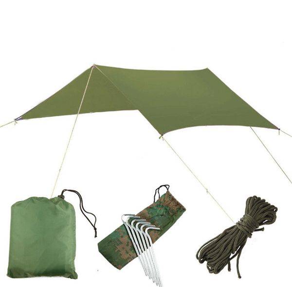 3mx3m ultralight beach car sun shelter tarp waterproof uv awning canopy sunshade also can use as camping mat with nail and rope
3mx3m ultralight beach car sun shelter tarp waterproof uv awning canopy sunshade also can use as camping mat with nail and rope