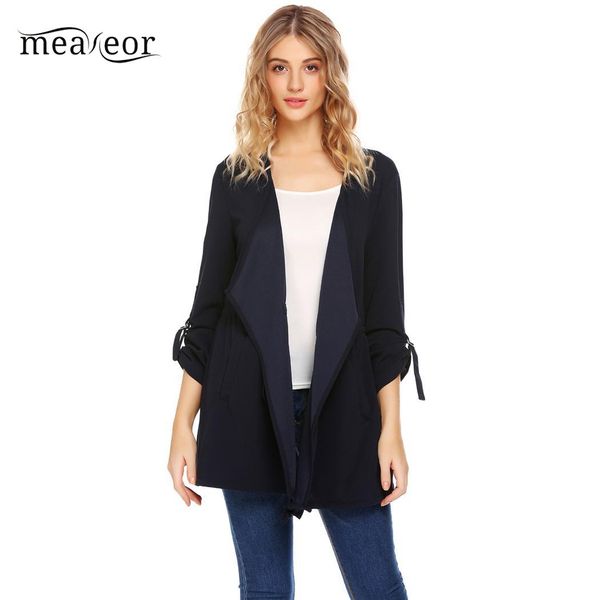 meaneor casual women outwear long trench bust hip height spring autumn solid open stitch with pockets long sleeve coat cardigan, Tan;black
meaneor casual women outwear long trench bust hip height spring autumn solid open stitch with pockets long sleeve coat cardigan, Tan;black