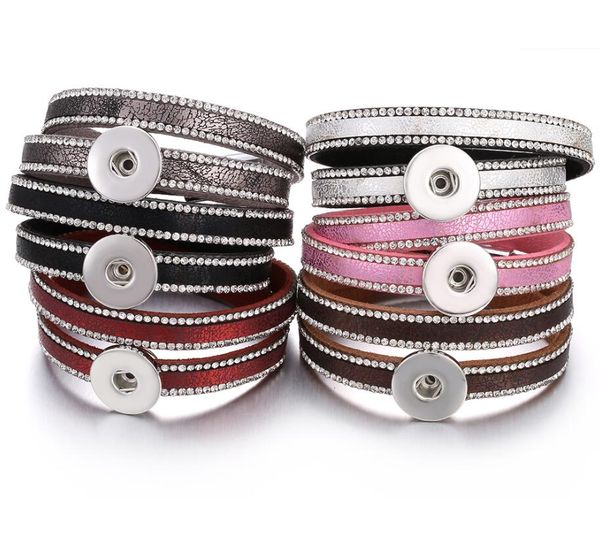 10pcs new leather bracelet rhinestone magnet leather snap button bracelet for 18mm snap buttons women jewelry, Golden;silver
10pcs new leather bracelet rhinestone magnet leather snap button bracelet for 18mm snap buttons women jewelry, Golden;silver