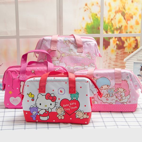 Kawaii Hello Kitty Little Twin Stars Cute Mini Hand Bag Students Insulated Lunch Bag 25*13*18.5CM For Kids Christmas gifts
Kawaii Hello Kitty Little Twin Stars Cute Mini Hand Bag Students Insulated Lunch Bag 25*13*18.5CM For Kids Christmas gifts