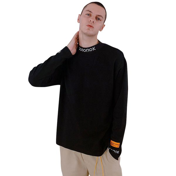 Mens New High Street Embroidery Letter Print T-shirt Split Long Sleeved Pullover Tees Fashion Autumn Hip Hop Women Orange Black Tshirt Tops
Mens New High Street Embroidery Letter Print T-shirt Split Long Sleeved Pullover Tees Fashion Autumn Hip Hop Women Orange Black Tshirt Tops
