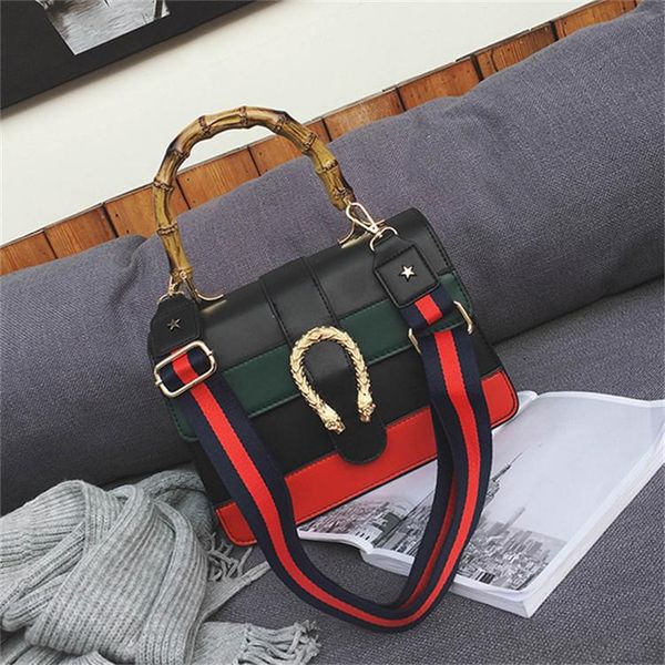 

2018 New Fashion Bags Handbags Women Famous Brands Designers Handbag Shoulder Bag Cross Body Messenger Tote Bags with Bamboo Handle 1231