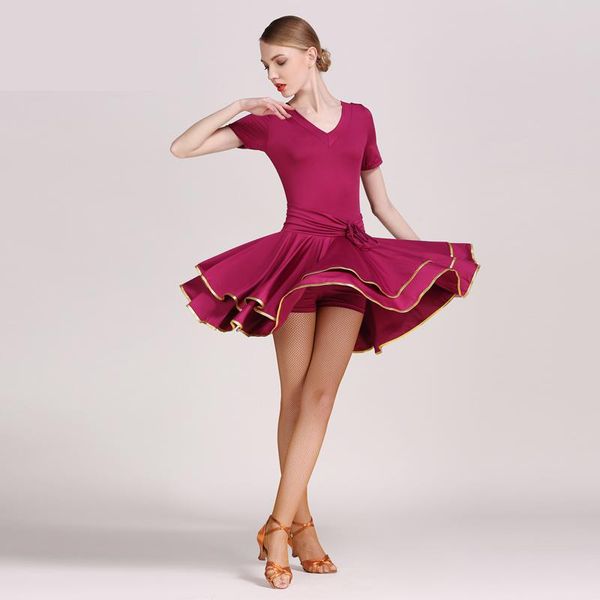 latin dance dress black red v neck ballroom dancing dresses for women standard professional stage rumba latina dresses
latin dance dress black red v neck ballroom dancing dresses for women standard professional stage rumba latina dresses