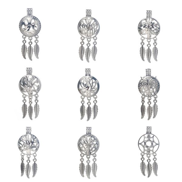 6pcs/lot silver 20styles dreamcatcher pearl cage jewelry making bead cage pendant essential oil diffuser locket for oyster pearl, Black
6pcs/lot silver 20styles dreamcatcher pearl cage jewelry making bead cage pendant essential oil diffuser locket for oyster pearl, Black