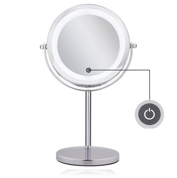 led lighted vanity mirror double 2 sided 10x magnifying pocket mirror brightness adjustable touch screen make up
led lighted vanity mirror double 2 sided 10x magnifying pocket mirror brightness adjustable touch screen make up