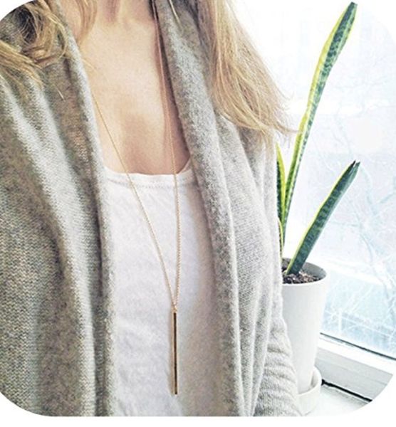 60pcs trendy long bar necklace silver gold color long chain lariat bar necklace&pendant for women strip jewelry colar
60pcs trendy long bar necklace silver gold color long chain lariat bar necklace&pendant for women strip jewelry colar