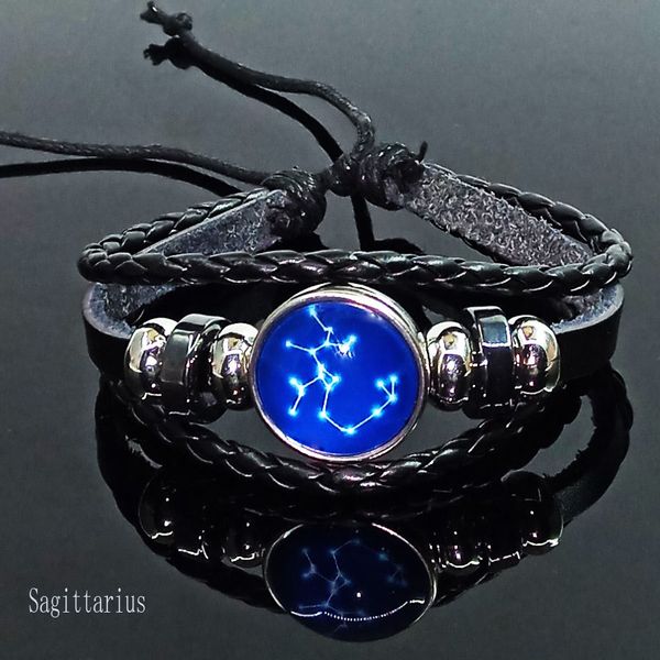 2018 fashion bracelets constellation punk leather hand made vintage beaded bracelet men 12 constellations star, Golden;silver
2018 fashion bracelets constellation punk leather hand made vintage beaded bracelet men 12 constellations star, Golden;silver