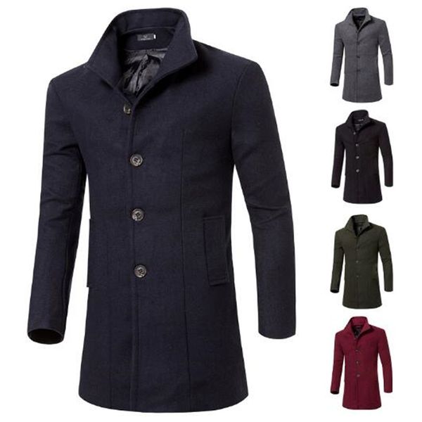 fashion 2017 winter long trench coat men ood quality 5 colors single breasted slim fit mens overcoats, Tan;black
fashion 2017 winter long trench coat men ood quality 5 colors single breasted slim fit mens overcoats, Tan;black
