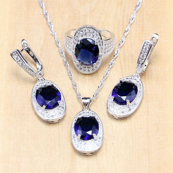 casual 925 silver bridal jewelry sets blue cubic zirconia white crystal stones women weeding pendant earrings rings necklace set, Slivery;golden
casual 925 silver bridal jewelry sets blue cubic zirconia white crystal stones women weeding pendant earrings rings necklace set, Slivery;golden