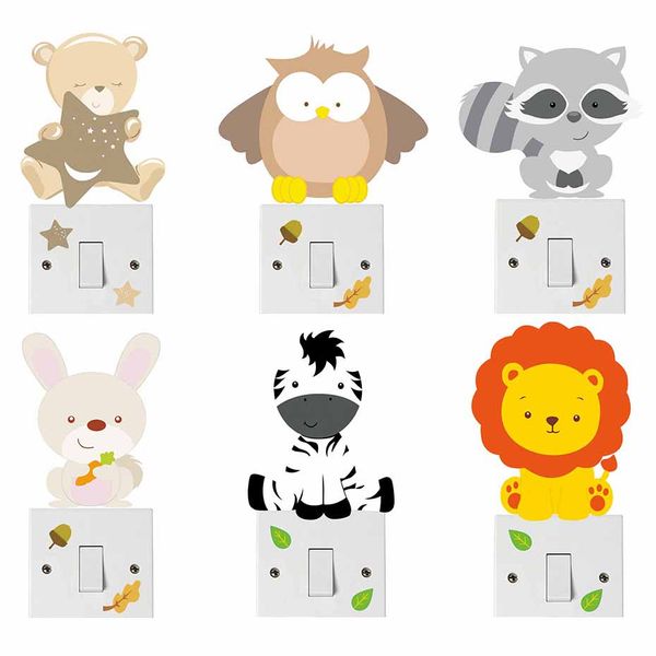 cartoon animal bear owl zebra color light switch wall stickers for kids rooms removable hight quality wall art decals home decor
cartoon animal bear owl zebra color light switch wall stickers for kids rooms removable hight quality wall art decals home decor