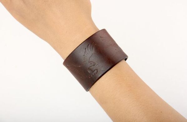 steampunk fashion vintage leather eagle hawk cuff bangle wristband bracelet retro cowhide bracelet ing, Black
steampunk fashion vintage leather eagle hawk cuff bangle wristband bracelet retro cowhide bracelet ing, Black