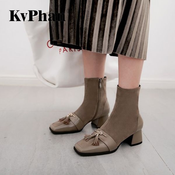 women winter shoes kvphan kid suede fringe square heels 5 cm women boots size 34-40 casual black women's boots square toe shoes
women winter shoes kvphan kid suede fringe square heels 5 cm women boots size 34-40 casual black women's boots square toe shoes