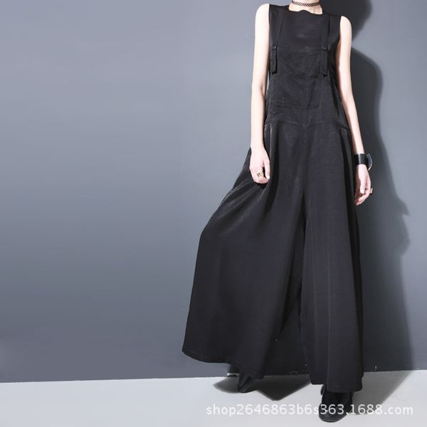 women's jumpsuits & rompers to gladself female 2021 fashion overalls simple solid spring sleeveless loose wide leg long pants jumpsuit, Black;white
women's jumpsuits & rompers to gladself female 2021 fashion overalls simple solid spring sleeveless loose wide leg long pants jumpsuit, Black;white