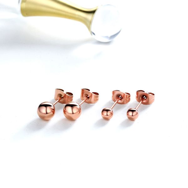 fashion stainless steel jewelry rose gold color stud earrings for woman girl gift high polish smooth earring wholesale, Golden;silver
fashion stainless steel jewelry rose gold color stud earrings for woman girl gift high polish smooth earring wholesale, Golden;silver
