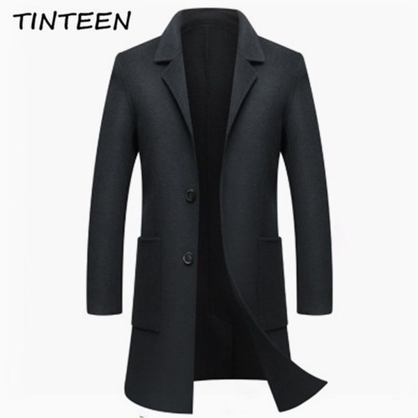 tinteen single-breasted 70% wool coat 2018 new winter thick warm warm business casual men's slim jacket coat black gc547
tinteen single-breasted 70% wool coat 2018 new winter thick warm warm business casual men's slim jacket coat black gc547