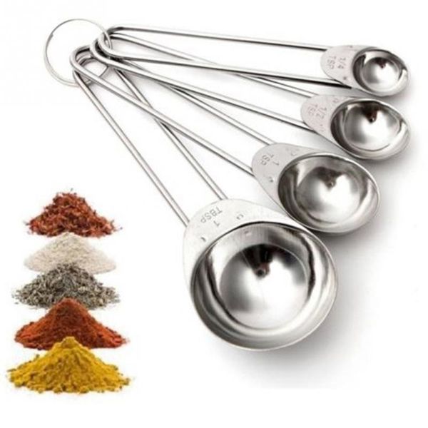 4 in 1 set stainless steel measuring cups spoons baking tool 1.25/2.5/5/15ml new 2016
4 in 1 set stainless steel measuring cups spoons baking tool 1.25/2.5/5/15ml new 2016