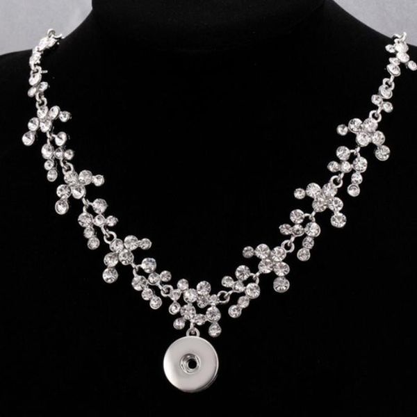 2019 new rhinestone snap button necklace full crystal 18mm snap pendant necklaces for women girls bohemia jewelry, Silver
2019 new rhinestone snap button necklace full crystal 18mm snap pendant necklaces for women girls bohemia jewelry, Silver