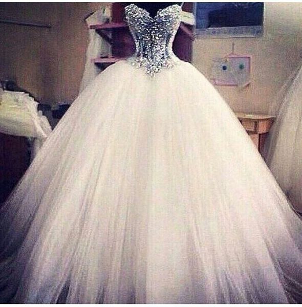 latest design princess ball gown wedding dresses sweetheart 2018 see through handmade sparkly bridal gowns dazzling gorgeous made, White
latest design princess ball gown wedding dresses sweetheart 2018 see through handmade sparkly bridal gowns dazzling gorgeous made, White