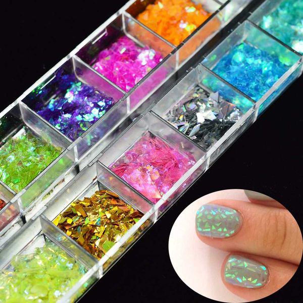 1box colorful nail sequins glitter dust dazzling paillette shell foils manicure nail art glitter sheet decorations diy labgz, Silver;gold
1box colorful nail sequins glitter dust dazzling paillette shell foils manicure nail art glitter sheet decorations diy labgz, Silver;gold