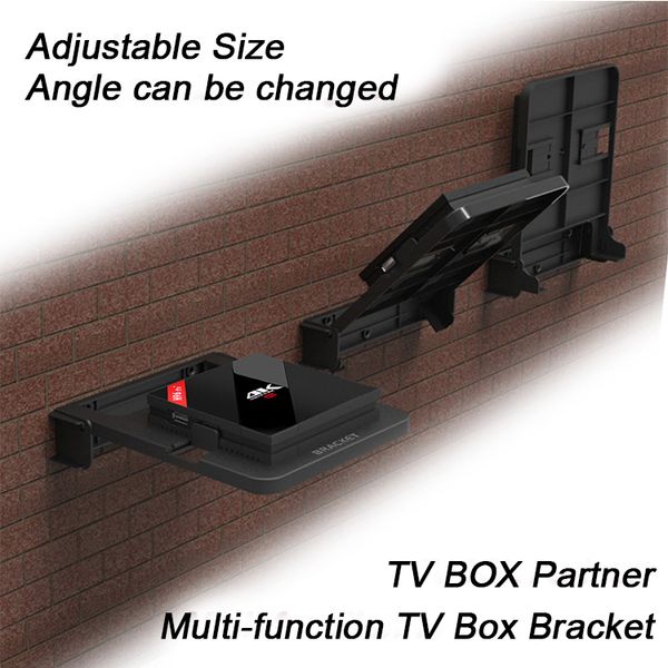 Holder for Android TV Box Wall Mount Set Top Boxes Bracket 90 Degree Adjust Stand Mounts Digital DVD Mount for Router all kinds media player
Holder for Android TV Box Wall Mount Set Top Boxes Bracket 90 Degree Adjust Stand Mounts Digital DVD Mount for Router all kinds media player