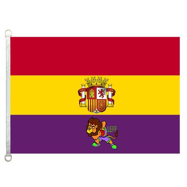 espagnol républicain avec logo flag,90*150cm ,100% polyester, banner,digital printing
espagnol républicain avec logo flag,90*150cm ,100% polyester, banner,digital printing