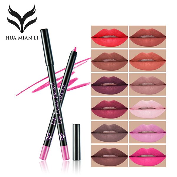 huamianli brand 12 colors lip liner pencil makeup set matte smooth waterproof pigmented nude lipliner pen cosmetics lipstick kit
huamianli brand 12 colors lip liner pencil makeup set matte smooth waterproof pigmented nude lipliner pen cosmetics lipstick kit