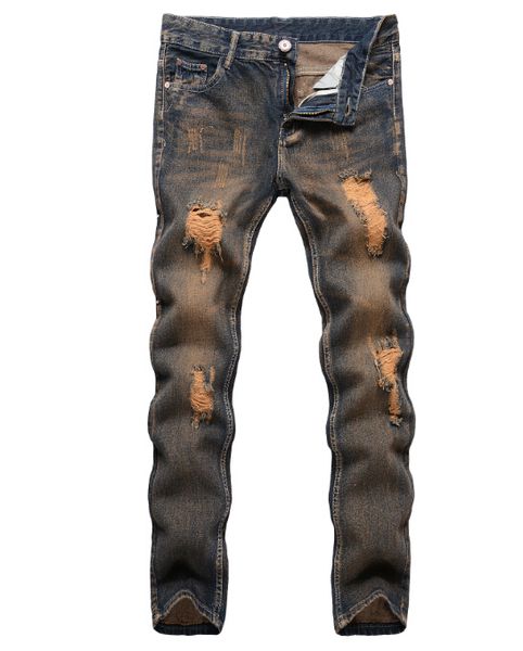 new street fashion pants mens ripped washed denim jeans zipper design distressed skinny biker jeans hip hop denim jeans plus size, Blue
new street fashion pants mens ripped washed denim jeans zipper design distressed skinny biker jeans hip hop denim jeans plus size, Blue