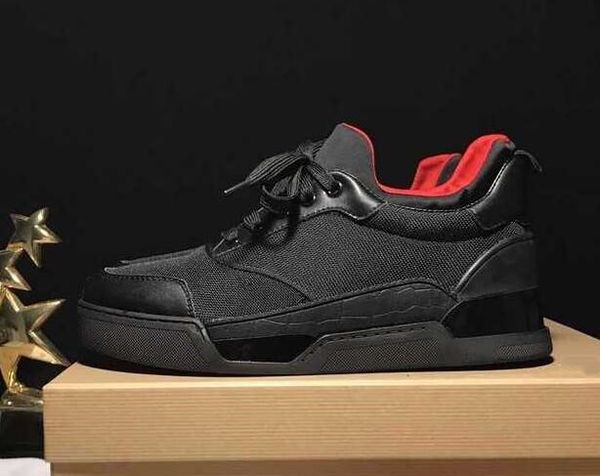Popular Designer Red Black Sole Man Sneakers High Quality Fashion Rivets Patchwork Mixed Colors Lace Up Man Casual Shoes Size 38-46 L2
Popular Designer Red Black Sole Man Sneakers High Quality Fashion Rivets Patchwork Mixed Colors Lace Up Man Casual Shoes Size 38-46 L2