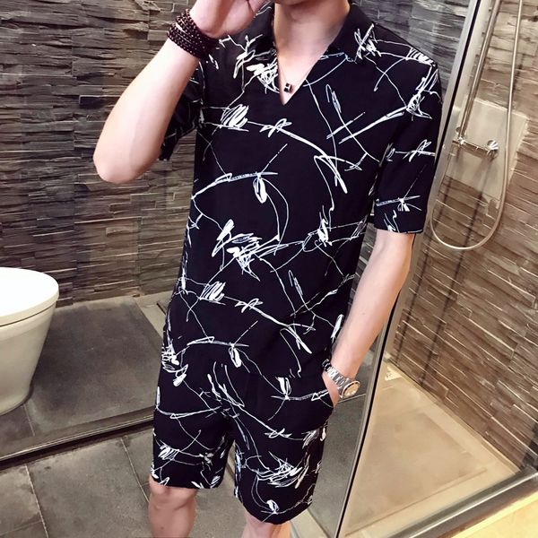 ramdon print men set 2pcs fancy clothing men trainingspak mannen pullover shirt +short summer mens short set vetement homme 2018, Gray
ramdon print men set 2pcs fancy clothing men trainingspak mannen pullover shirt +short summer mens short set vetement homme 2018, Gray
